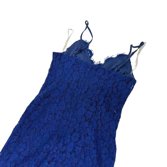 Lulus Womens Flirting with Desire Bodycon Dress Sleeveless Navy Size Medium - Picture 4 of 12